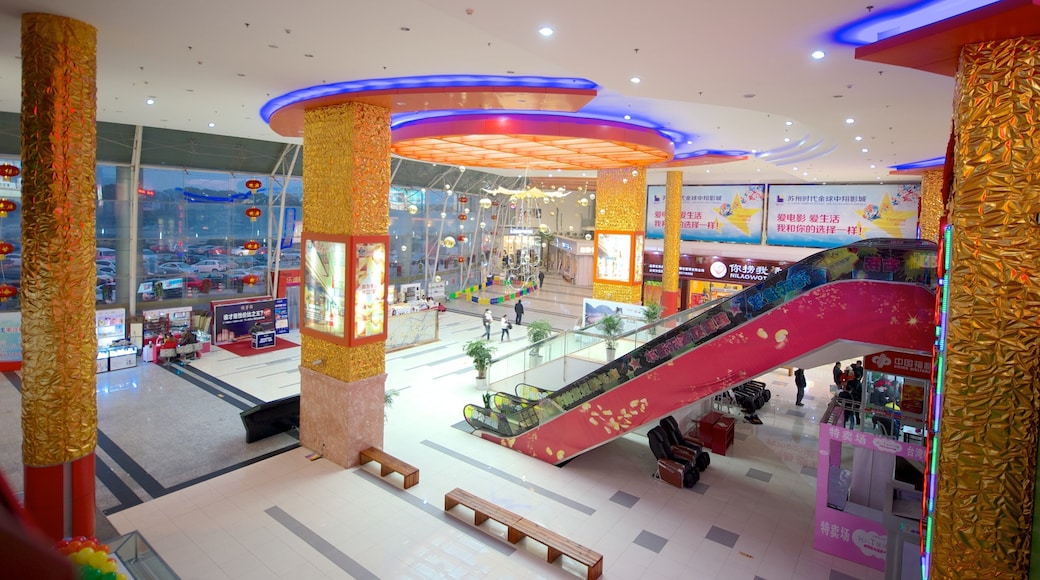 Suzhou featuring modern architecture and interior views