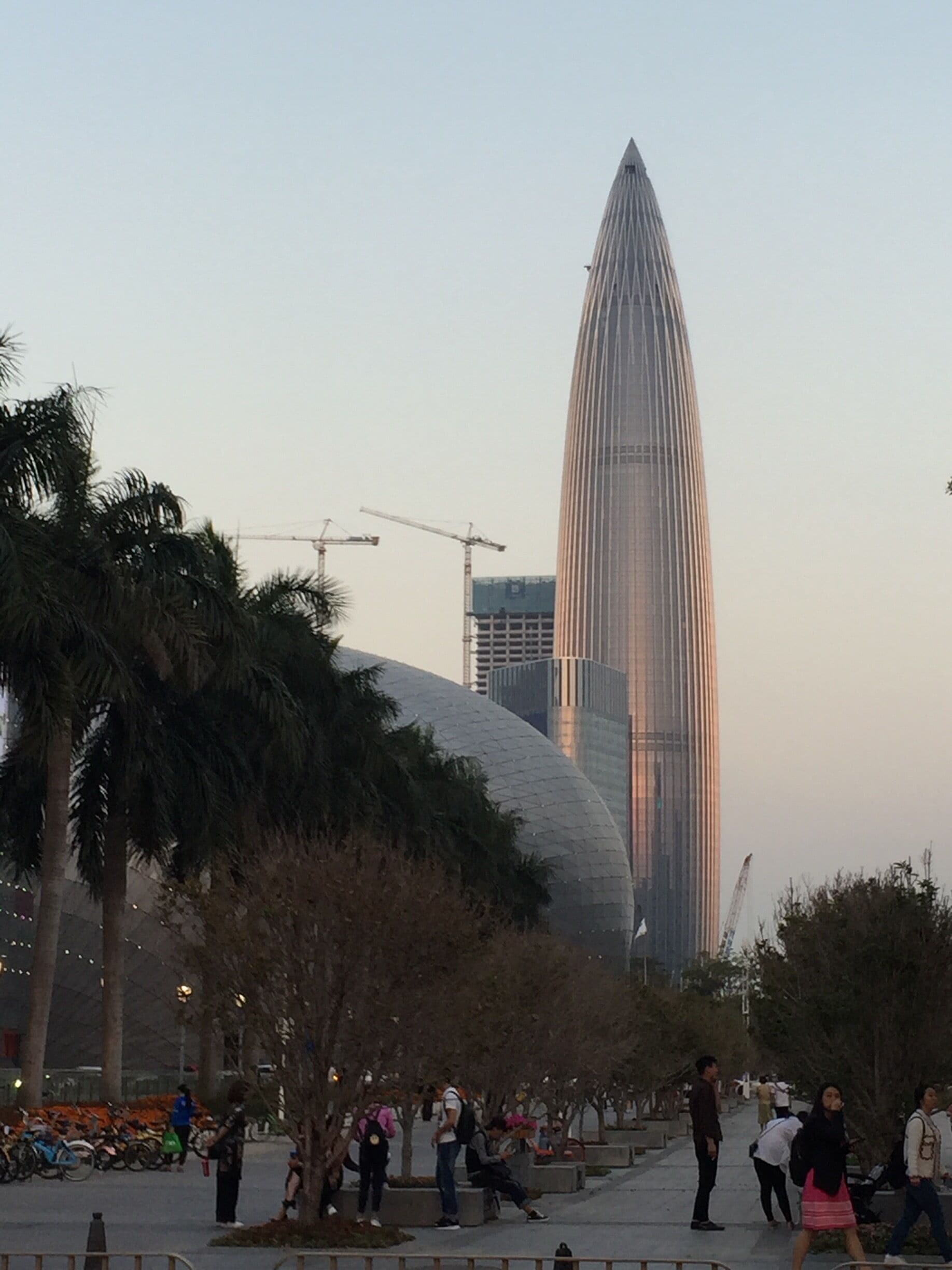 A cool-looking building I saw from Houhai, near Expedia’s Shenzhen office. #LifeAtExpedia