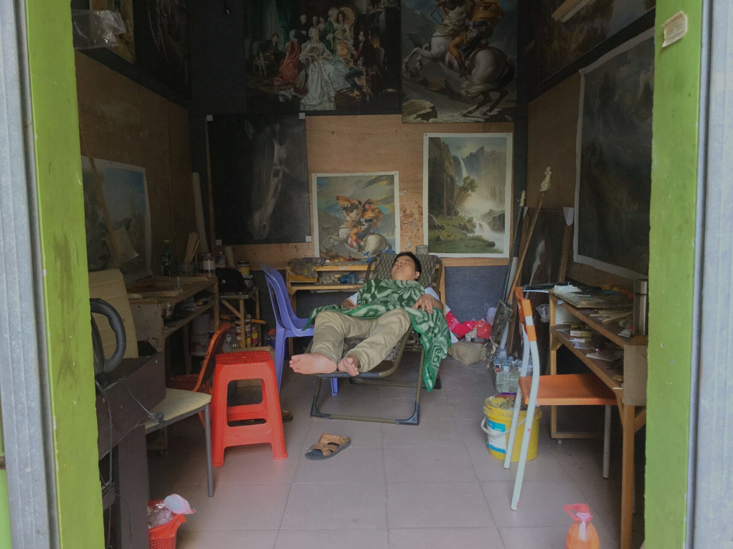 Sleep is the best meditation. 

Dalai Lama

Being an artist is much harder work than most people imagine. I was in training for a while and it required a daily sacrifice which still causes my liver to ache. A concentrated effort to self-medicate the existential angst, which is a compulsory form of emotional weight training mandated for any post-modern artist, meant a steady diet of booze, pills, and cheezy combustibles. This takes its toll, thus the need to meditate. It's the Dali Lama's orders and who are we to argue with the voice of God.

#China #Art