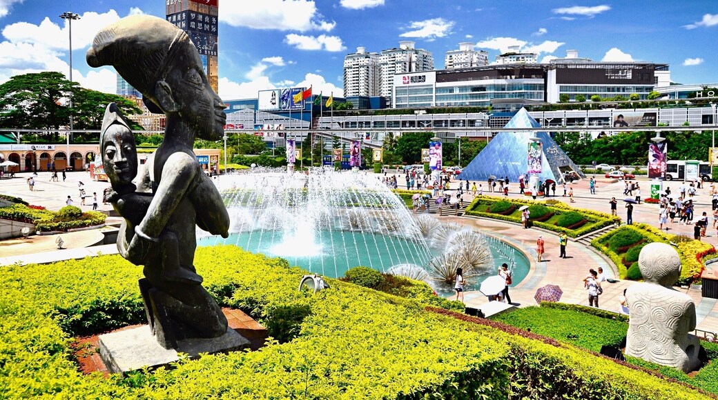 The Window of the World (世界之窗) in Shenzhen, Guangdong Province, China. It’s China Mainland’s second theme park after reform and opening up in 1979, and has about 130 reproductions of some of the most famous tourist attractions in the world squeezed into 48 hectares (118 acres). The 108 metre (354 ft) tall Eiffel Tower dominates the skyline and the sight of the Pyramids and the Taj Mahal all in proximity to each other are all part of the appeal of this theme park.
#China #Shenzhen #Guangdong #ThemePark #WorldOfTheWorld