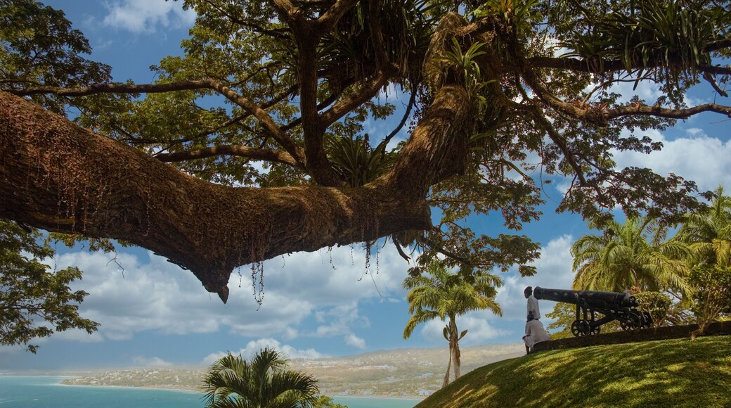 Fort King George Park in Scarborough, Trinidad und Tobago