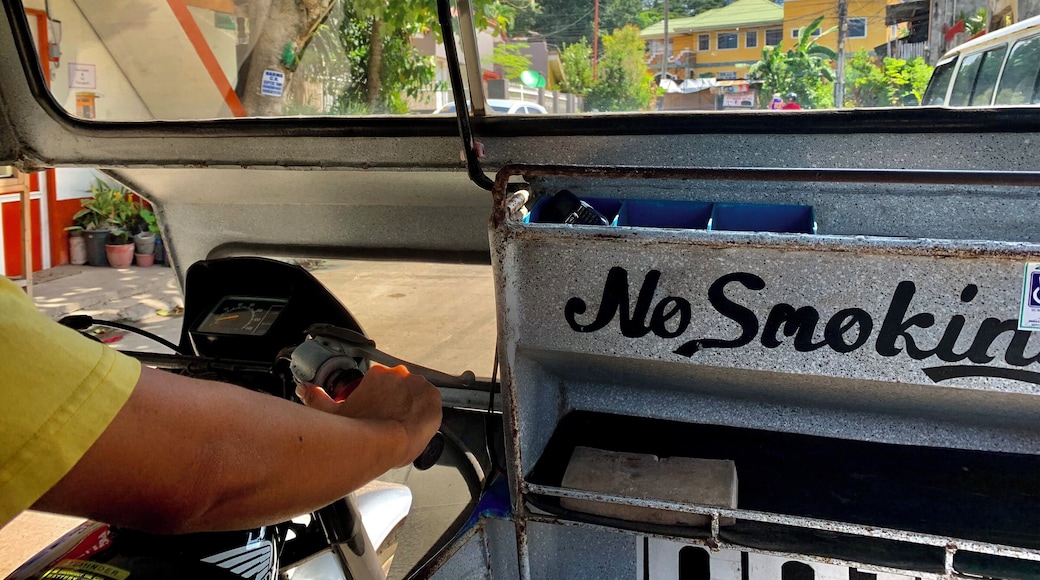 Travelling by tricycle is one of the only and the cheapest option of public transport in Tagbilaran 👌🏻🏍
