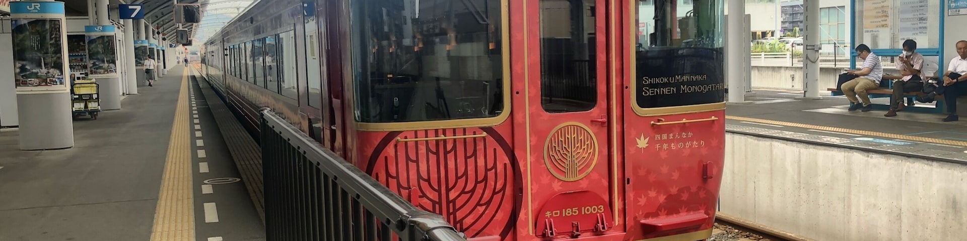 This train is a tourist train of Shikoku Railway.