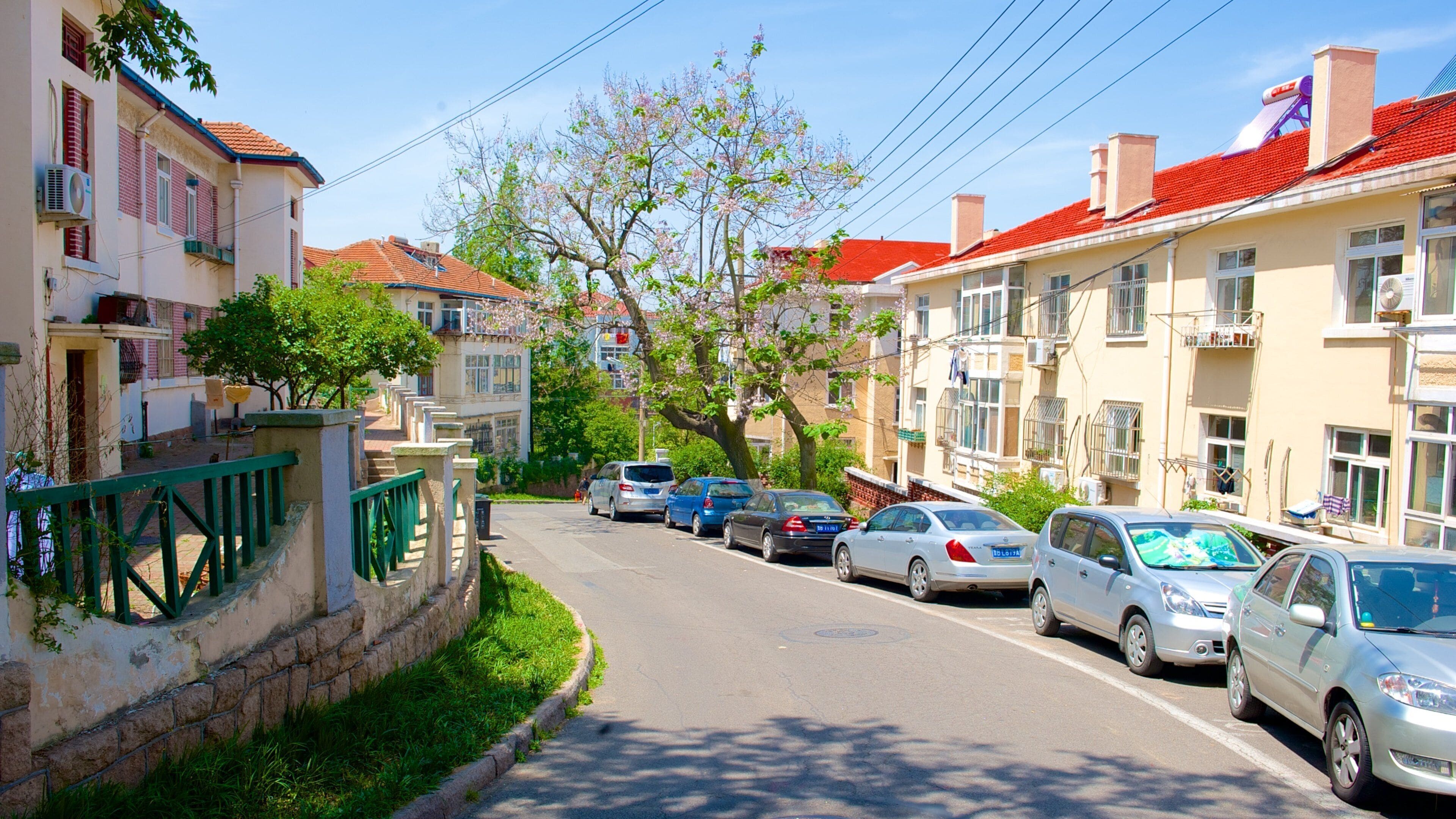 Qingdao featuring heritage architecture and a house