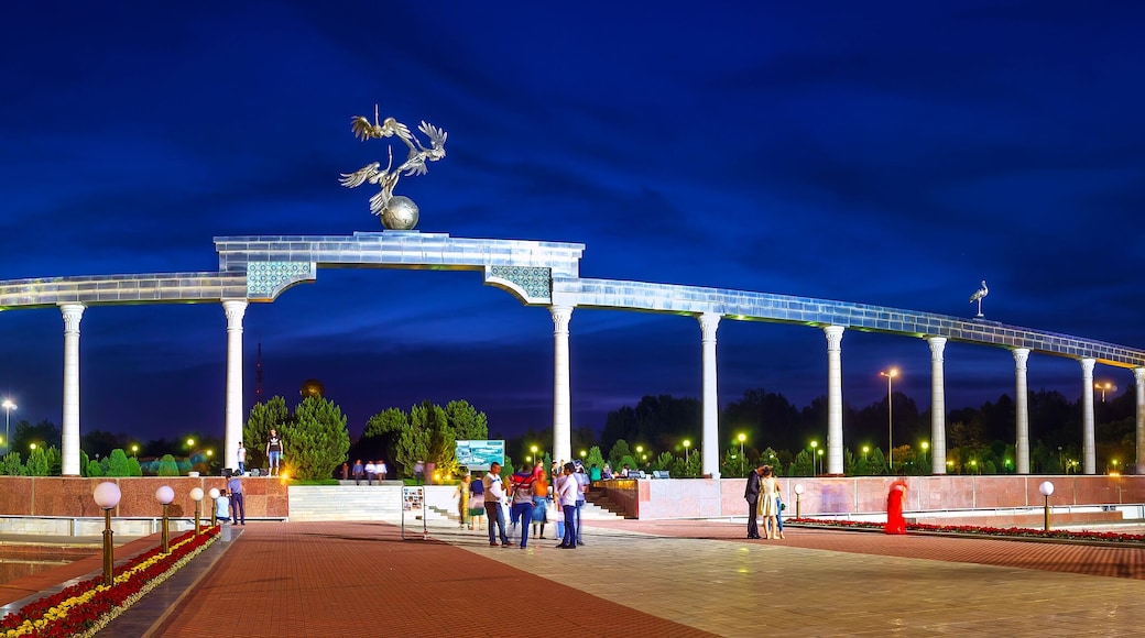 Evening panorama of Tashkent, Uzbekistan