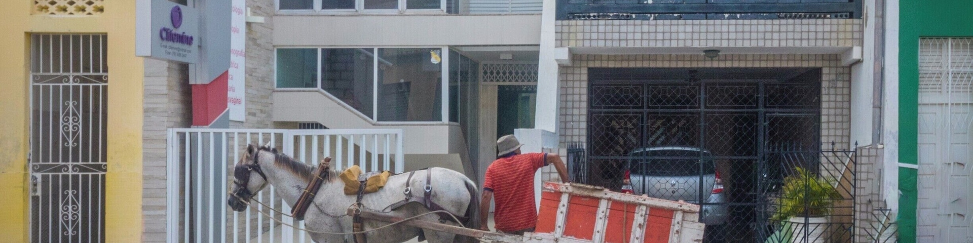 A horse and cart near the Historic Center of Aracaju. #BVStrove
