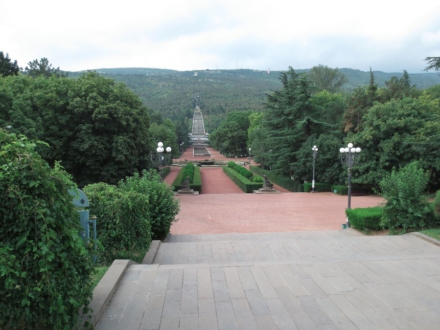 View from Tbilisi's Vake Park.