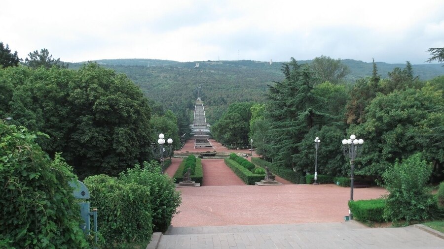 View from Tbilisi's Vake Park.