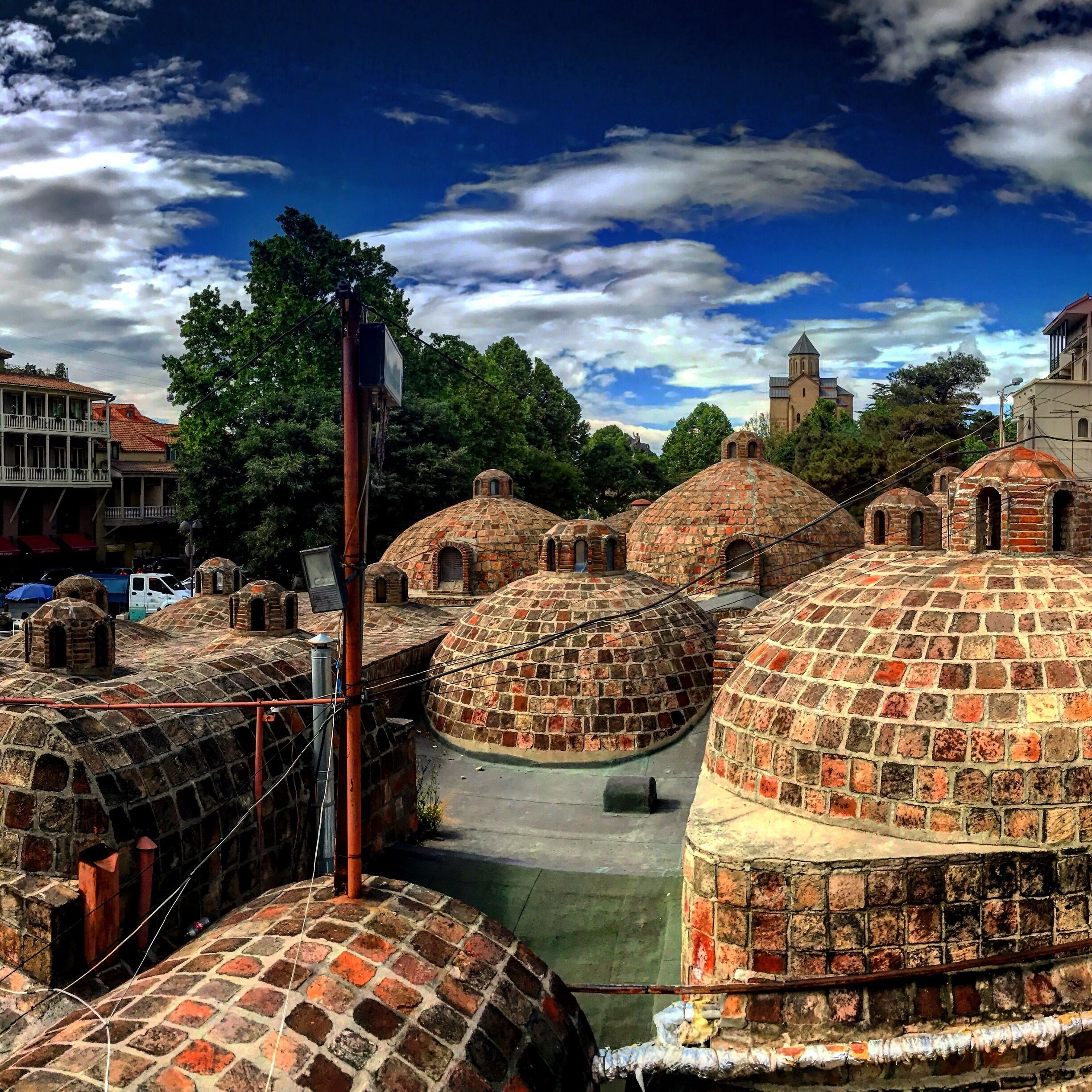 Be sure to check out the Sulfur Baths in Old Tbilisi. A soak in these hot springs are a perfect end to a busy day exploring the capital of Georgia 🇬🇪 #lifeatexpedia #georgia #caucasus