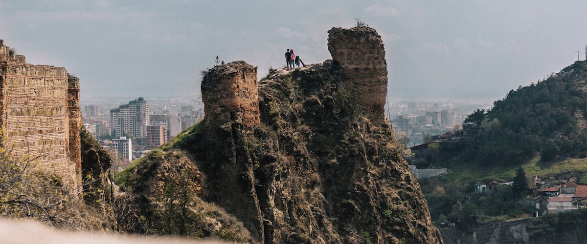 Take a sky lift in the center of Tbilisi to visit Narikala Fortress and check out some amazing views!
