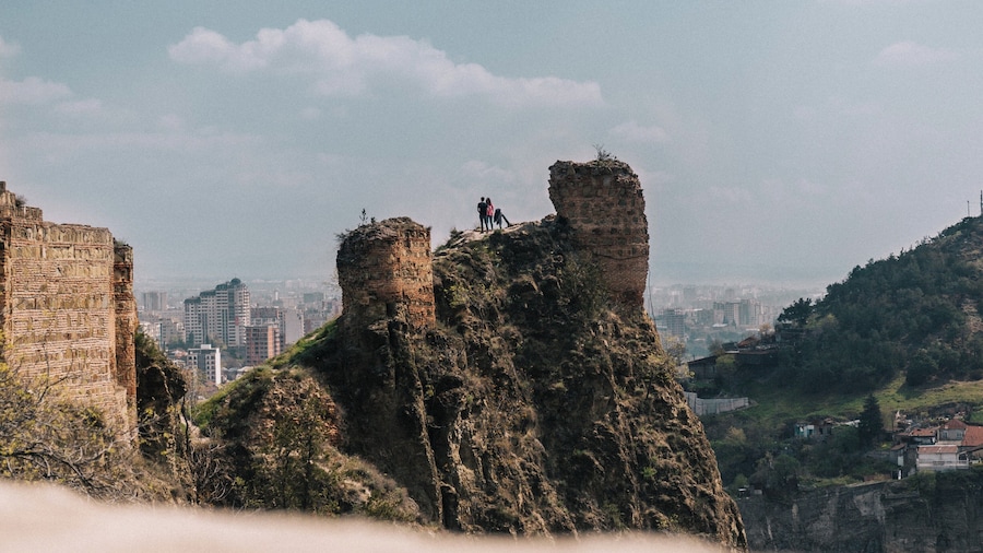 Take a sky lift in the center of Tbilisi to visit Narikala Fortress and check out some amazing views!