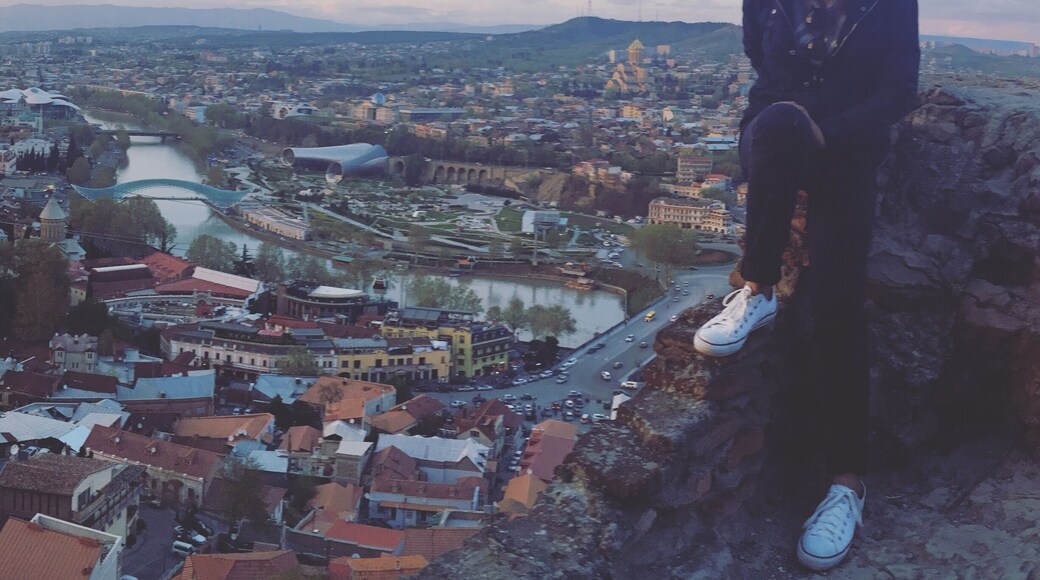 A mixture of old and new in just one panoramic view.