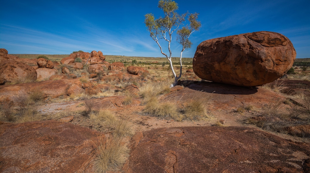 AUSTRALIAN ROCK FORMATION NEAR TENANT CREEK, NT; Shutterstock ID 683799844; Purchase Order: -