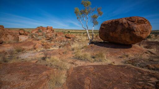 AUSTRALIAN ROCK FORMATION NEAR TENANT CREEK, NT; Shutterstock ID 683799844; Purchase Order: -