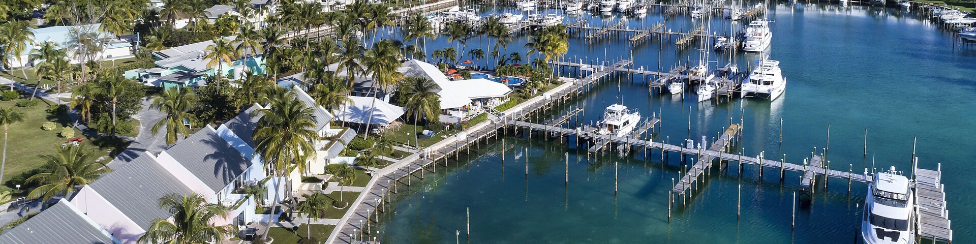 Treasure Cay Marina Aerial View 1