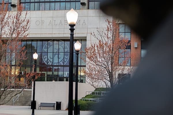 To the right of the Walk of Champions while approaching the visitor center and front entrance of Bryant-Denny Stadium, the storied coaches quietly remind us that success is not a matter of luck, but rather the culmination of years of dedication and determination.