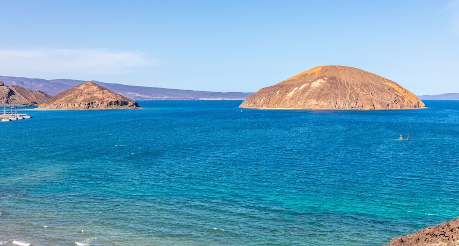 View to Guinni Koma island, Port de Goubet , Tajourah region, Djibouti, Horn of Africa