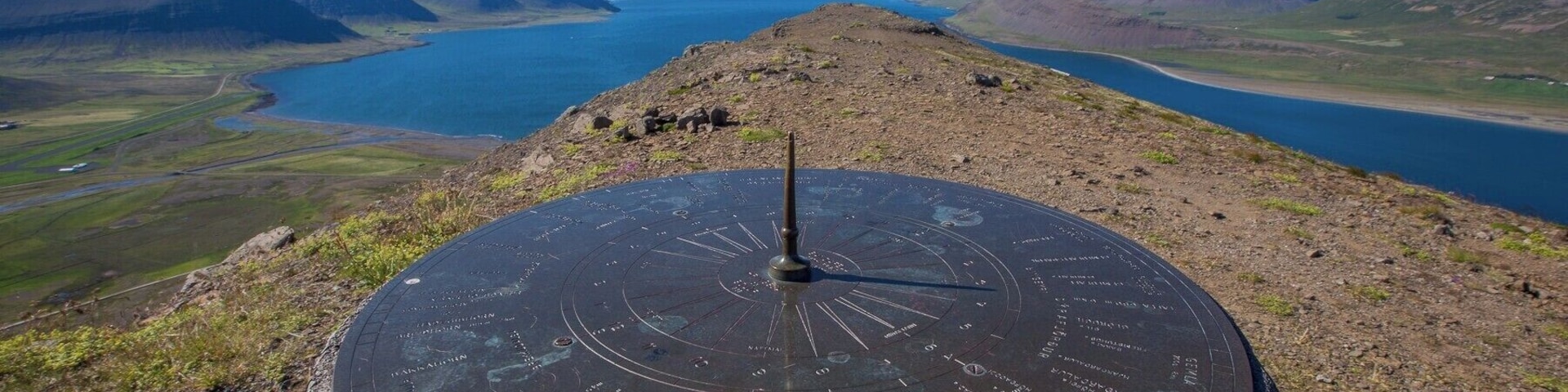 Takes a bit to hike up to the top but the view is spectacular on a blue sky day.