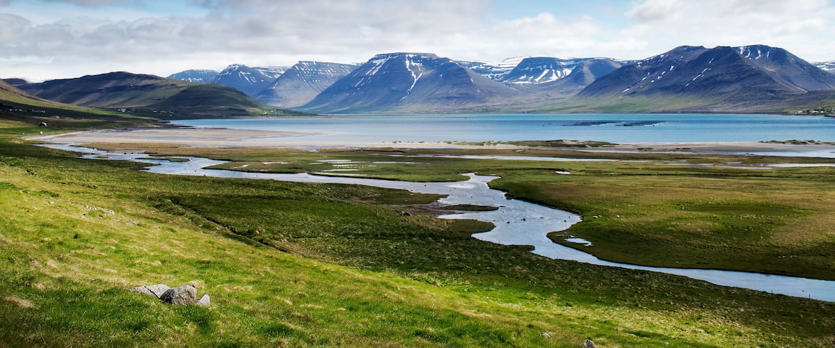 Thingeyri (Þingeyri) is a settlement in the municipality of Ísafjarðarbær, Iceland. It is located on the coast of the fjord Dýrafjörður