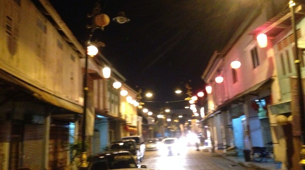 Take time to explore this area at night. Sample the many food along this street remember to visit the river and seaside not far from here.