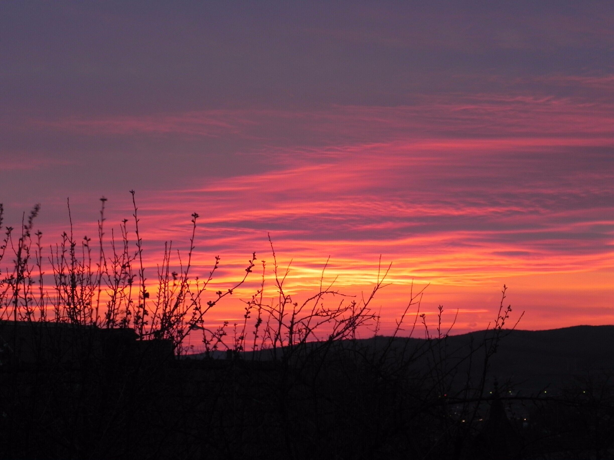 Today's sunset from my hometown blew my mind! Without any filters or photoshop!