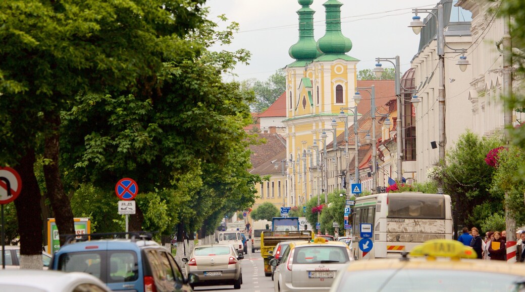 Tirgu Mures som viser gadeliv