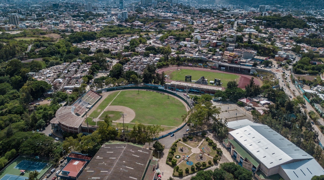 drone shot from tegucigalpa Honduras