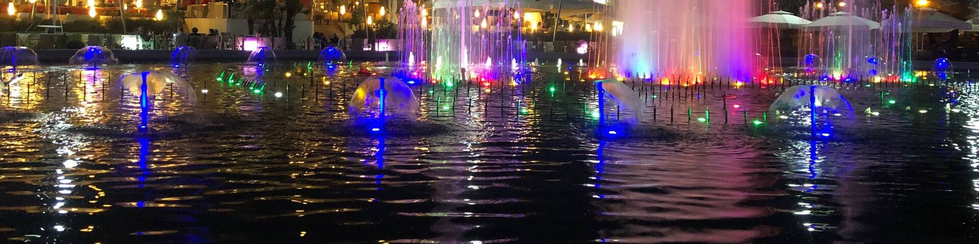 Water fountain in Tirana