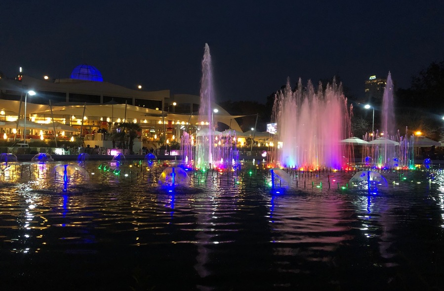 Water fountain in Tirana