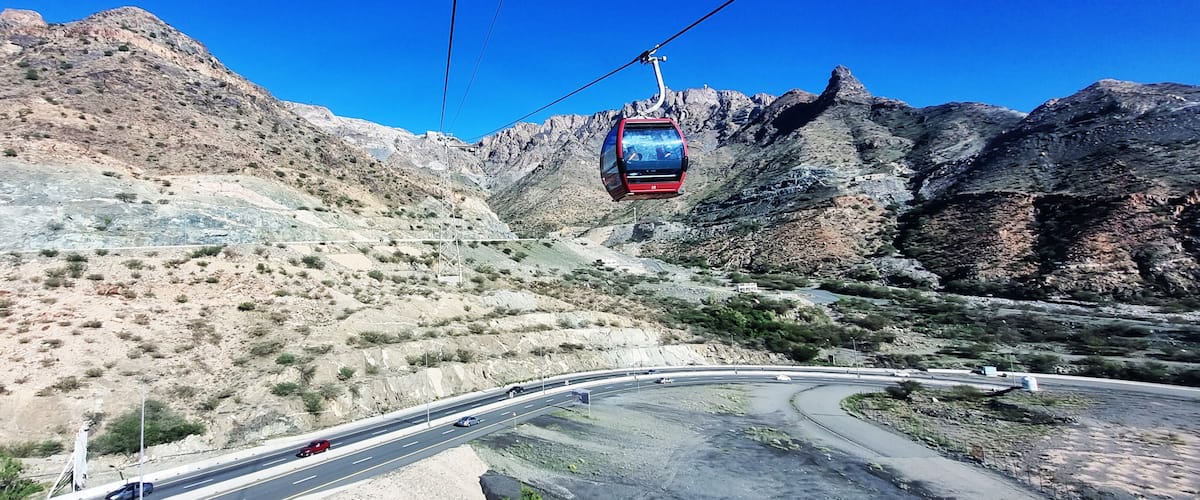Taif scenery view from Al Hada Cable Car