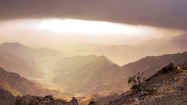 Mountain views around the Al-Hada resort city in western Saudi Arabia