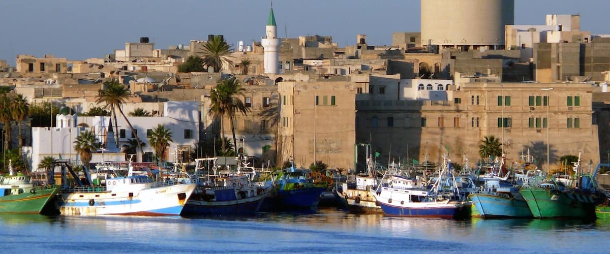 The view of #Tripoli harbor in more pleasant days. No more tourists go there, if there were ever many. Sad but the way of the world today.