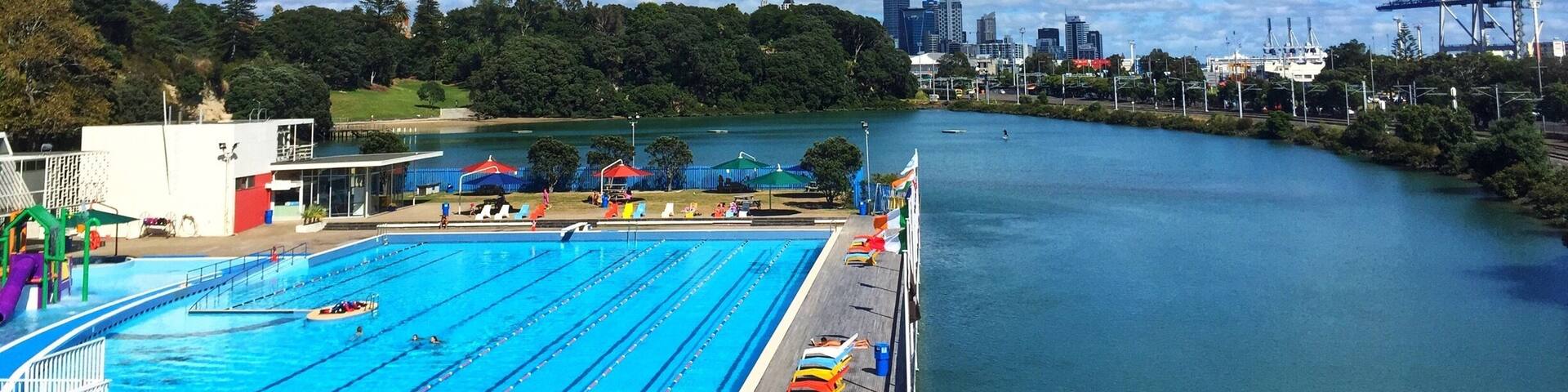 One of Auckland, New Zealand's hidden gems, the Parnell Baths is a fantastic salt water pool. And this amazing location with city views can't be beaten either!