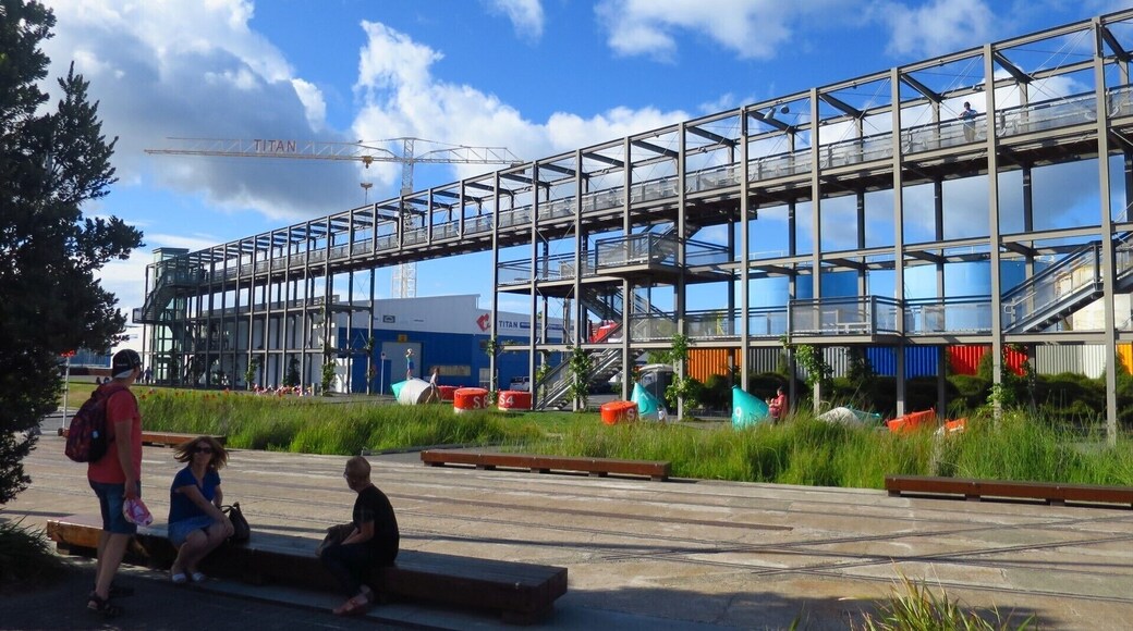 The name says it all, Silo Park, in Wynyard Quarter has been established around the 35 metre Golden Bay cement silo and ‘six-pack’ in recognition of the area’s industrial heritage. Silo Park offers striking views across to Westhaven Marina and the Auckland Harbour Bridge.
#UrbanJungle