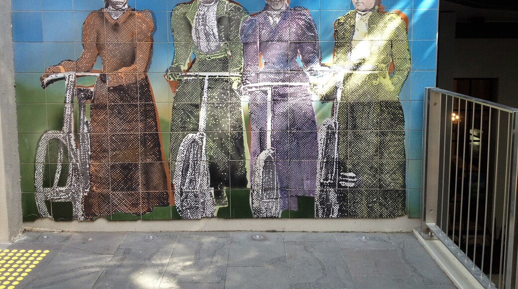 Tile mural in Khartoum Place, Auckland (near Art Gallery) #NZ2017