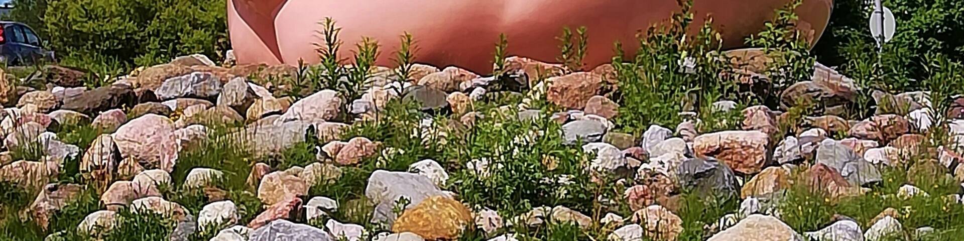 May I introduce you Posankka “Pigduck”.
Pigduck was born in 1999. Pigduck is hybridi of marzipan piglet and rubber duck. (hight 5 meter and length 7,5 meter).
In April 2019 it had the honour to be named to official cityanimal of Turku, Finland. It`s designed by Alvar Gullichsen, who is known of his pop art.