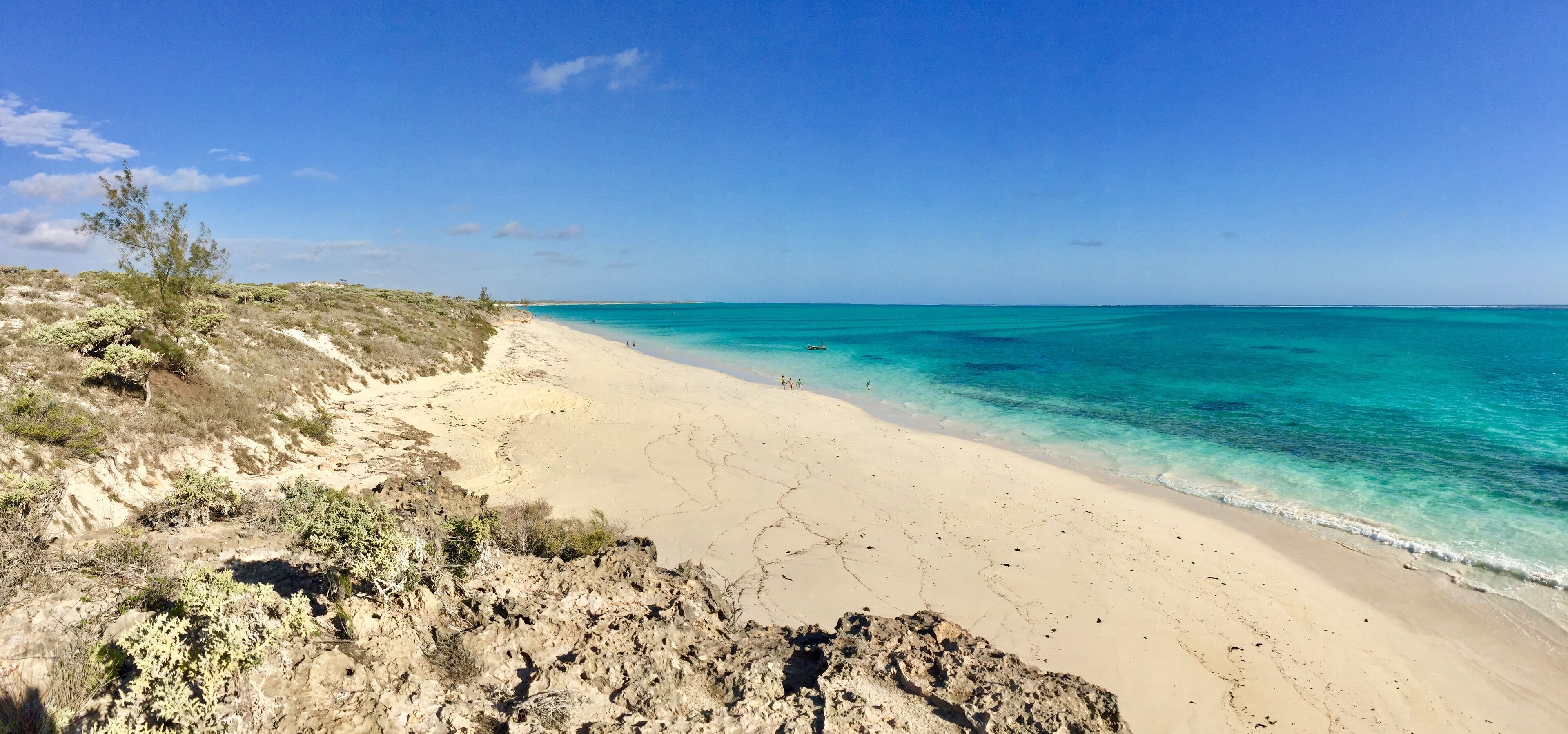 sand dunes and sea, Ankasy, Salary bay, Madagascar