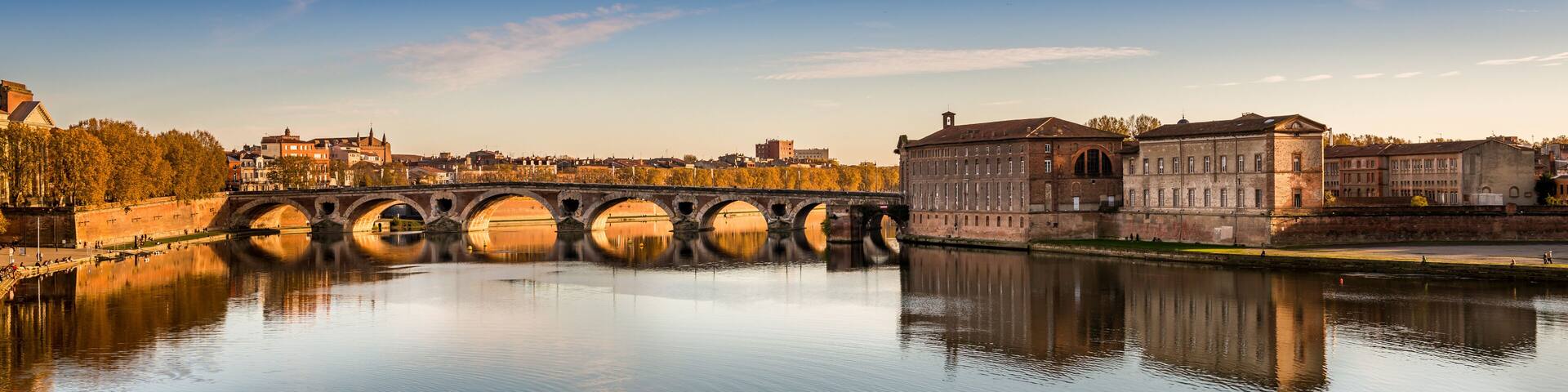 Pont Neuf sur la Garonne à Toulouse, Haute-Garonne en Occitanie, France