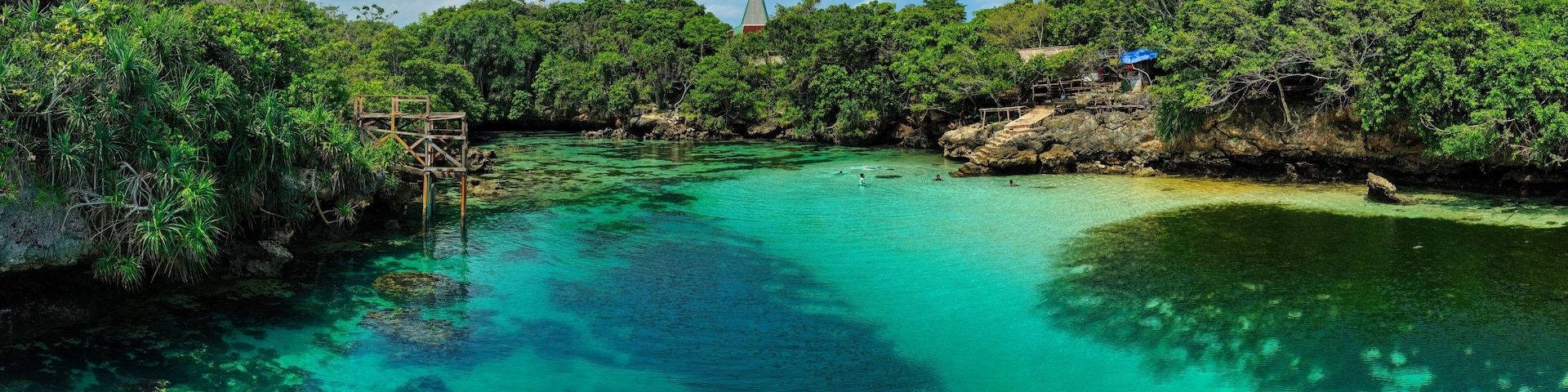 Waikuri Lagoon Panorama. West Sumba, Indonesia. Taken with a drone in May 2025
