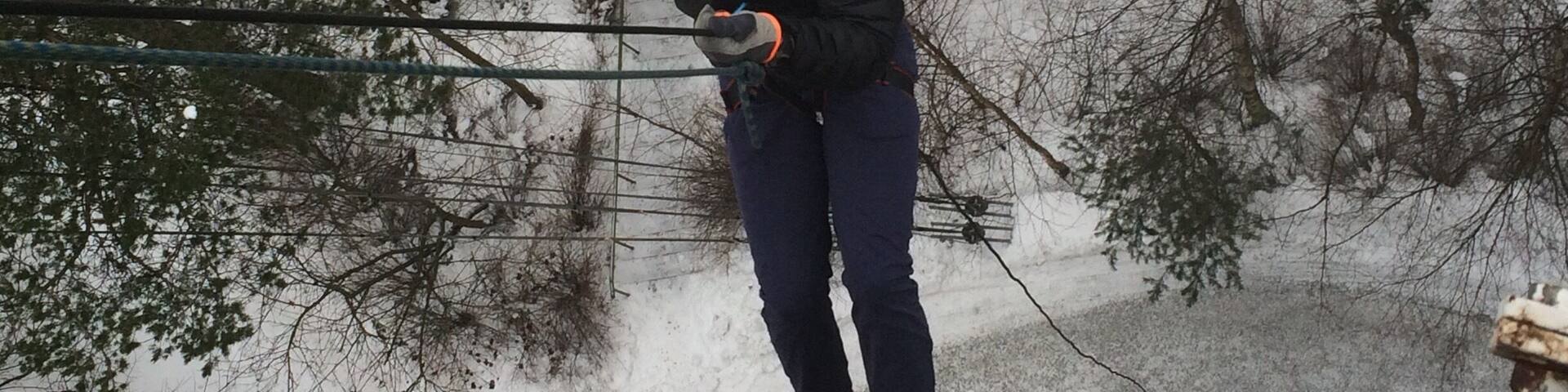 Here's how to see Tampere in a whole new way: check out the awesome views at the top of the observation tower, and then abseil down the side of it!