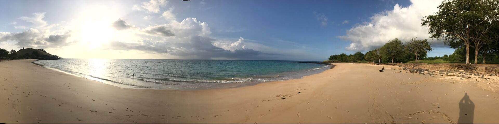 So beautiful beach... Quite difficult to reach, but you have to go...