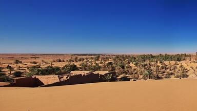 Dune, Sand, Sahara oasis, Timimoun, Algeria