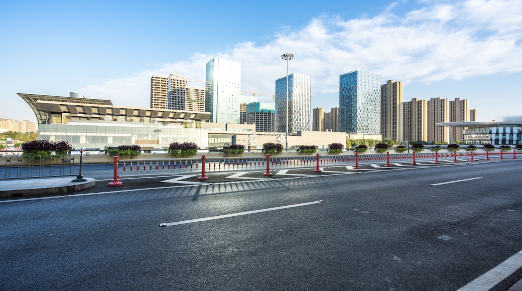 empty asphalt road with city skyline in ji nan china, Shutterstock ID 1201076326, SF SSA Case with Manager Approval: Case 07151371, Job: Prepay credit, Client/Licensee: , Other: