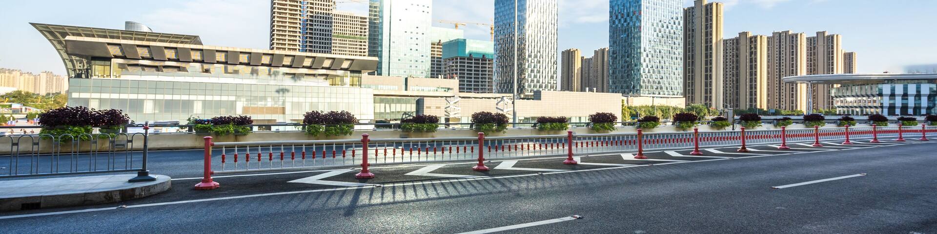 empty asphalt road with city skyline in ji nan china, Shutterstock ID 1201076326, SF SSA Case with Manager Approval: Case 07151371, Job: Prepay credit, Client/Licensee: , Other: