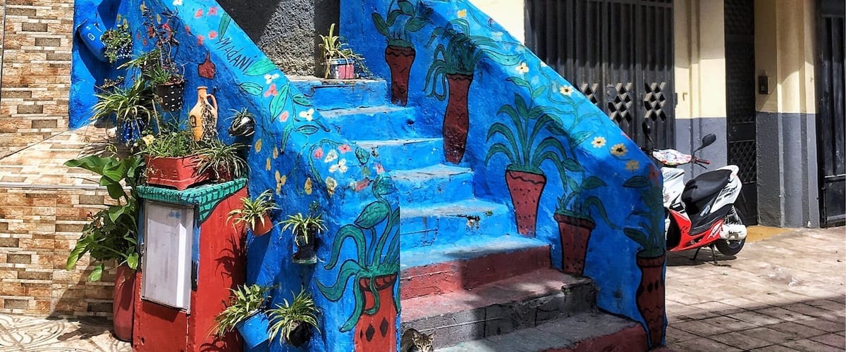 Tanger, Morocco. Just a stairway I thought was interesting.
#BVSBlue photo contest