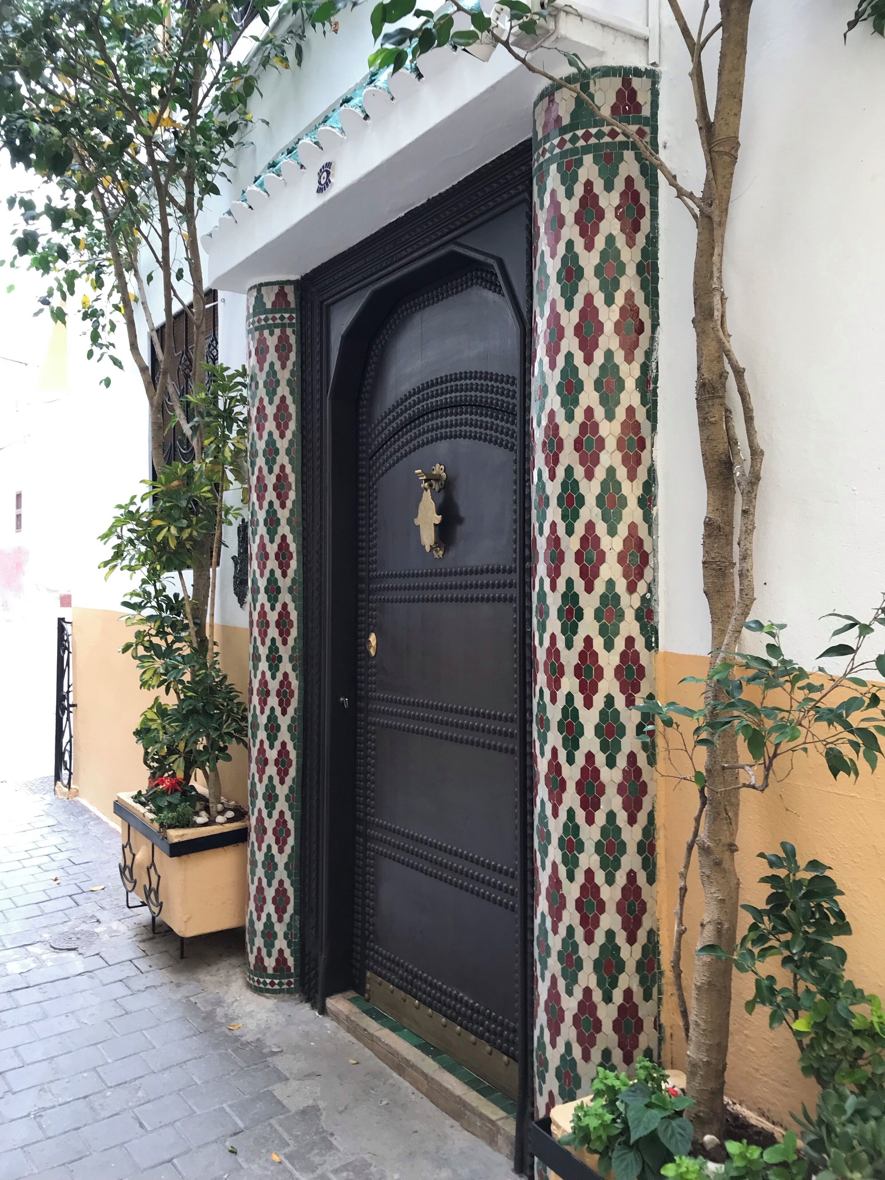 One of the many beautiful doorways in Tangier! #Culture