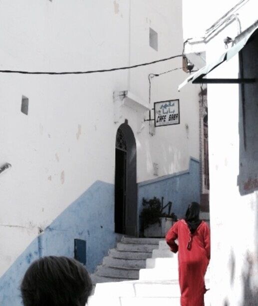 Cafe Baba in Tangier is located right in the medina of the city, historically famous for its hashish which attracted celebrities including the Stones, Bob Marley, and Anthony Bourdain; who described it as "smelling like his dorm room in 1972." So if you're into that kind of stuff, this is the place for you. I myself did not go inside.