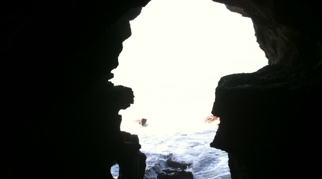 Hercules Caves features a beautiful upside down cutout of Africa into the Mediterranean Sea.