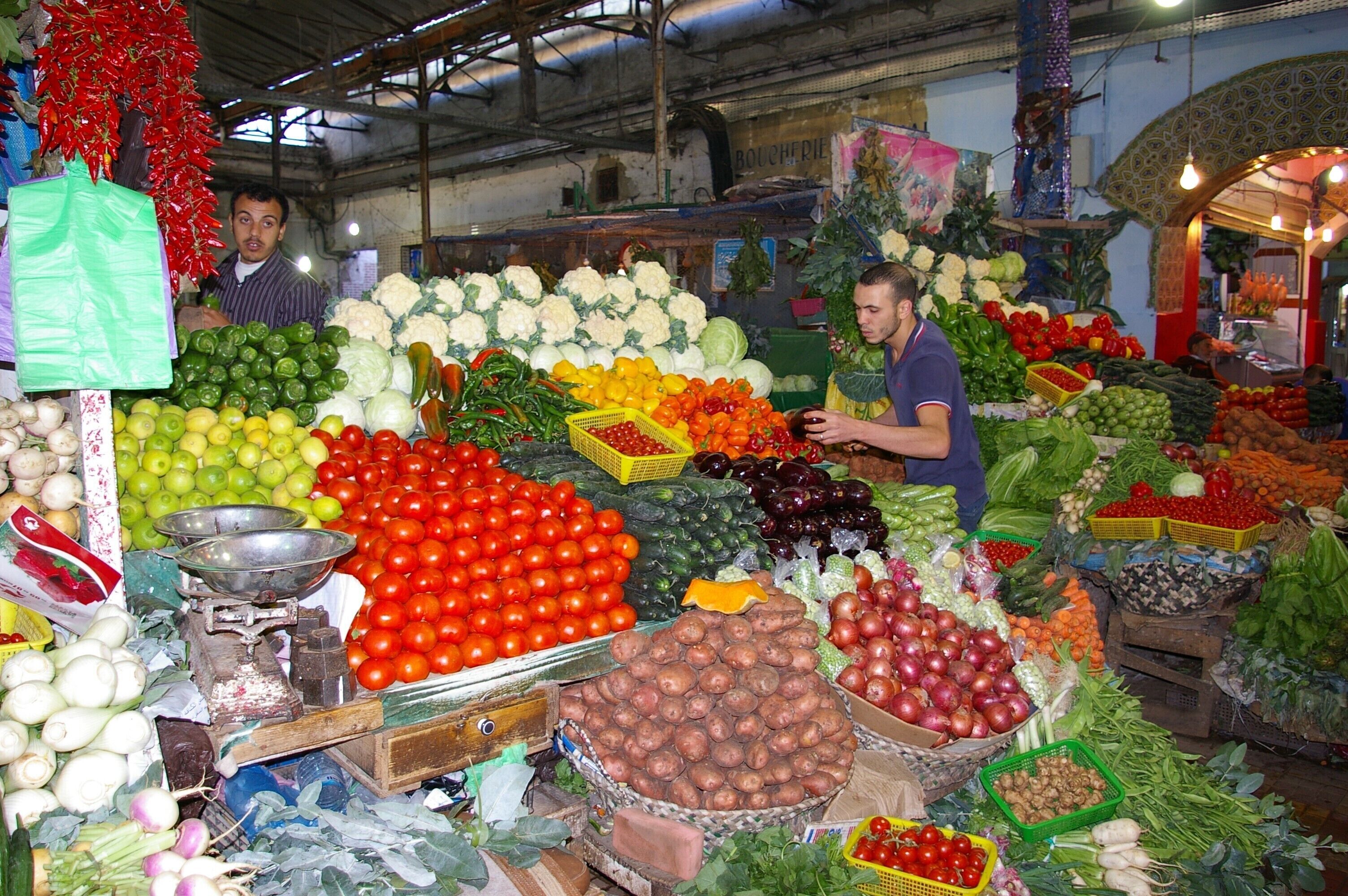 We absolutely loved this market in Tangier, Morocco!