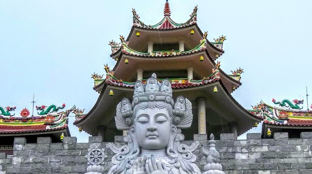 Quick day trip from Singapore to Bintan. Was raining so we saw very few other travelers. This temple has over 300 different statues depicting Bhuda.